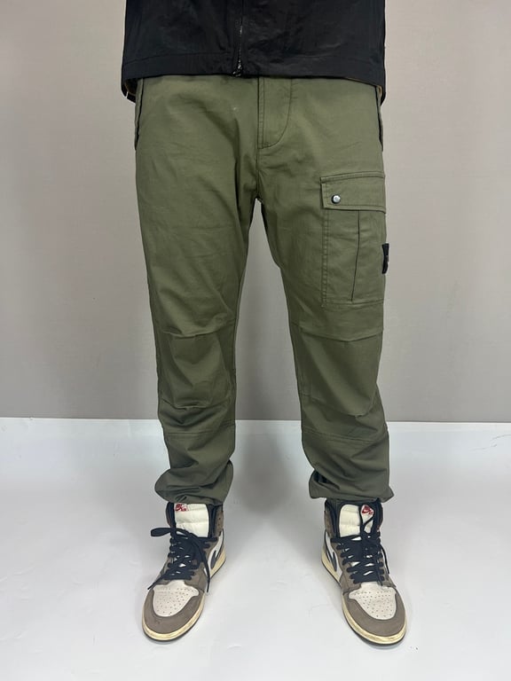 Stone Island 23FW Satin Cargo Pants - 11
