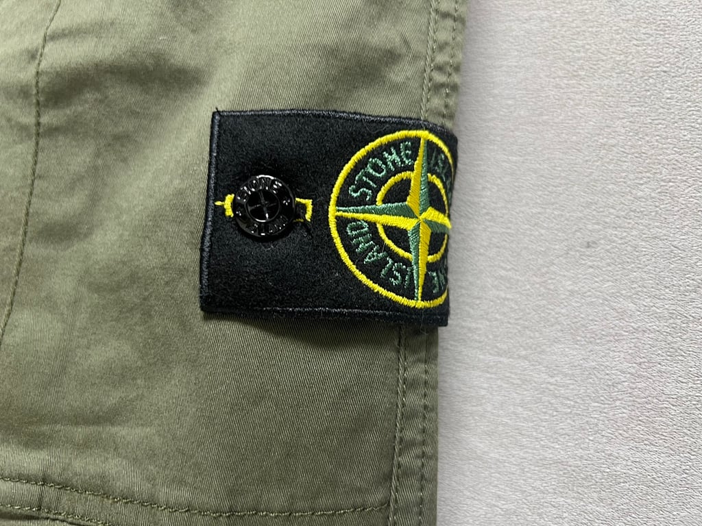 Stone Island 23FW Satin Cargo Pants - 18