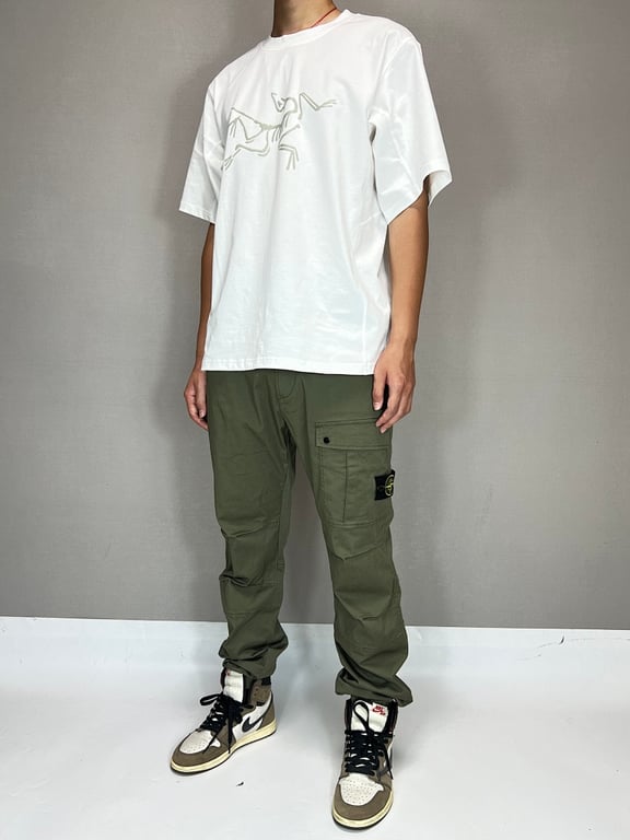 Stone Island 23FW Satin Cargo Pants - 5
