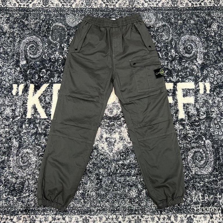 Stone Island 23FW Satin Cargo Pants - 43