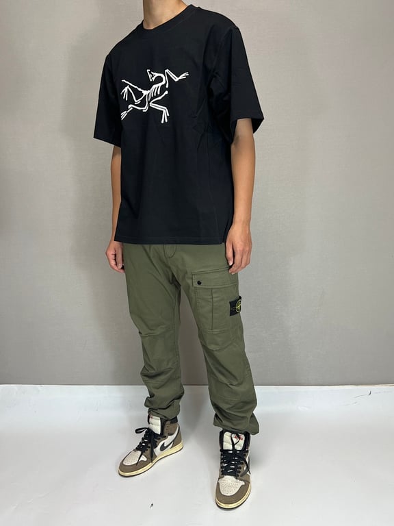 Stone Island 23FW Satin Cargo Pants - 6