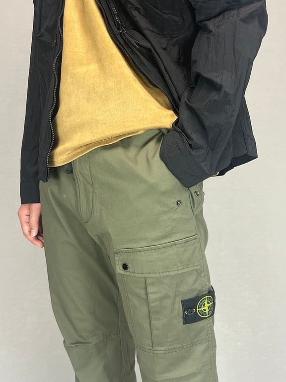 Stone Island 23FW Satin Cargo Pants - 9