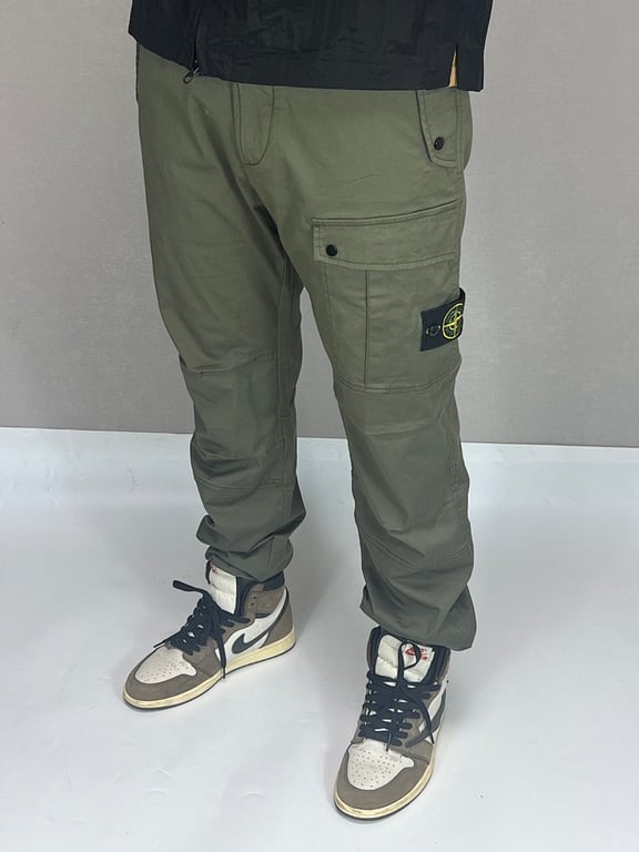 Stone Island 23FW Satin Cargo Pants - 10