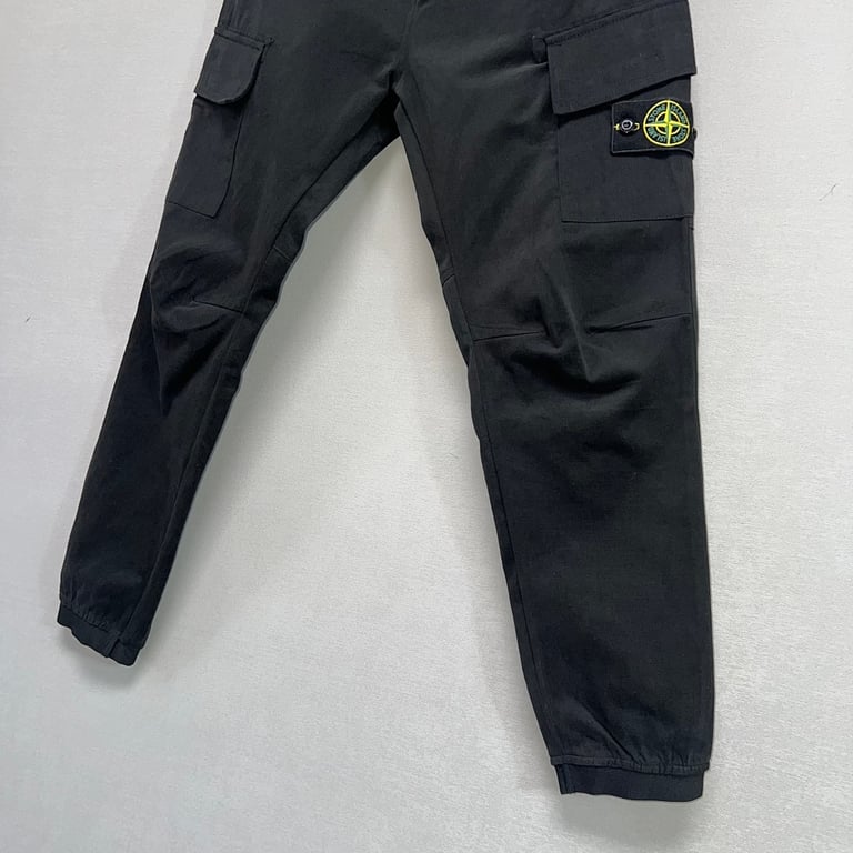 Stone Island Washed Cargo Pants Green - 20