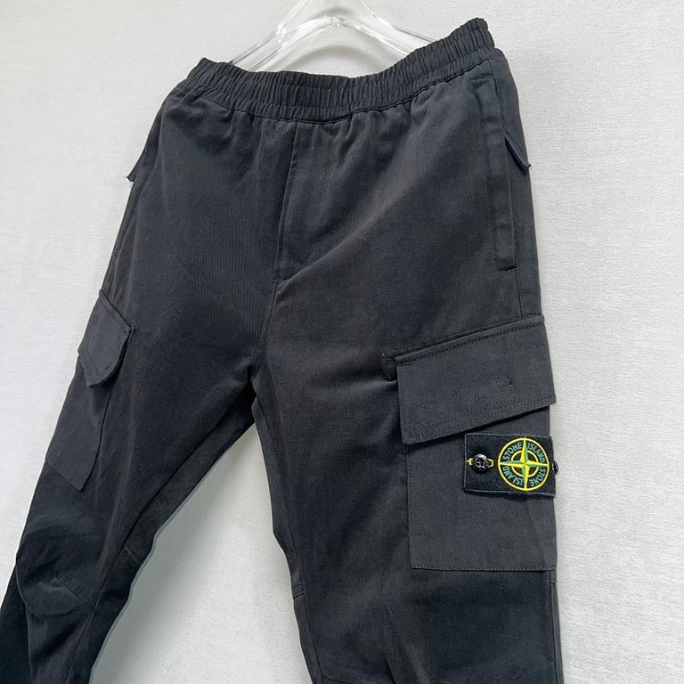 Stone Island Washed Cargo Pants Green - 21