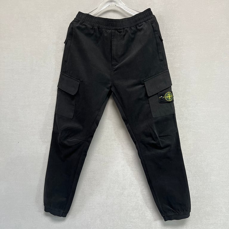 Stone Island Washed Cargo Pants Green - 23