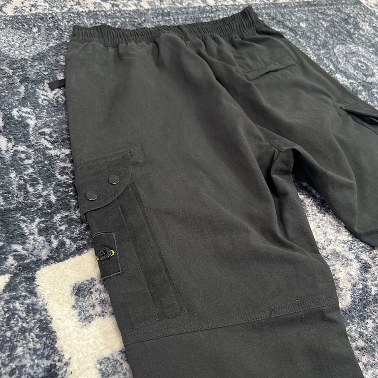 Stone Island Washed Cargo Pants Green - 25