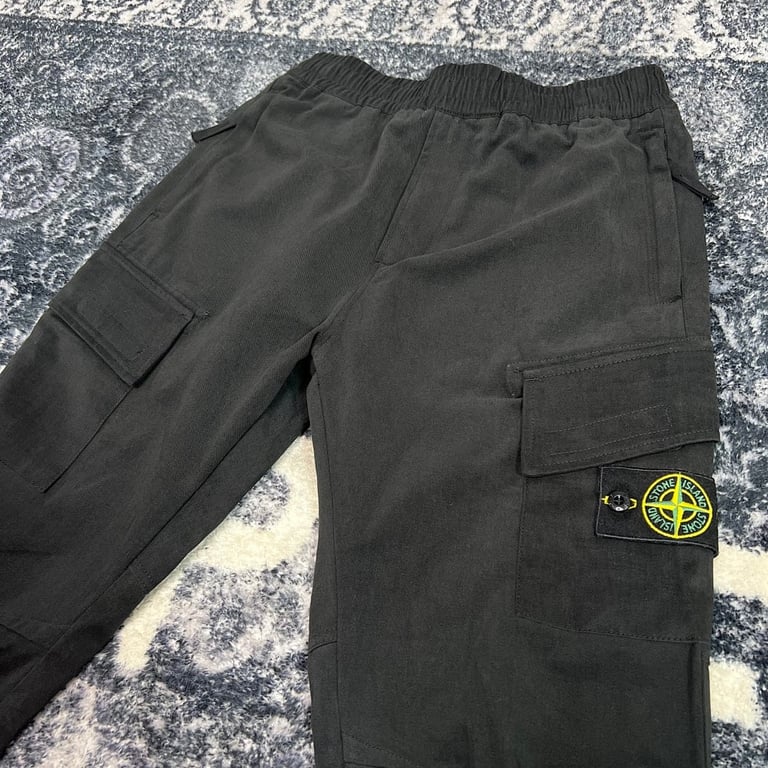 Stone Island Washed Cargo Pants Green - 30