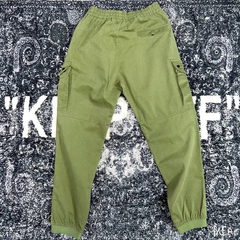 Stone Island Washed Cargo Pants Green - 5