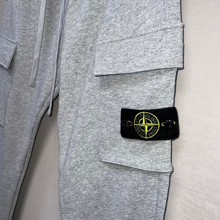 Stone Island 20FW Cargo Sweatpants Grey - 2