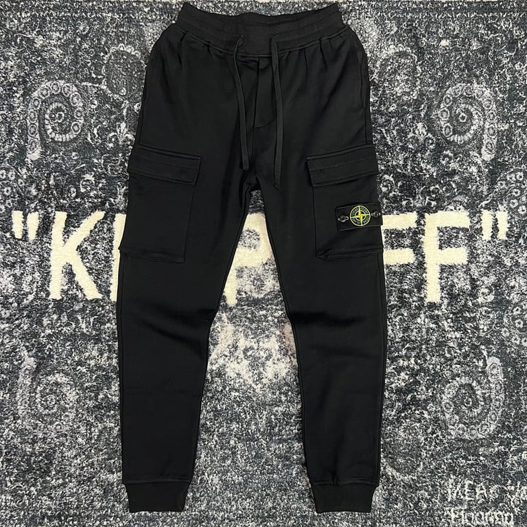 Stone Island 20FW Cargo Sweatpants Grey - 16