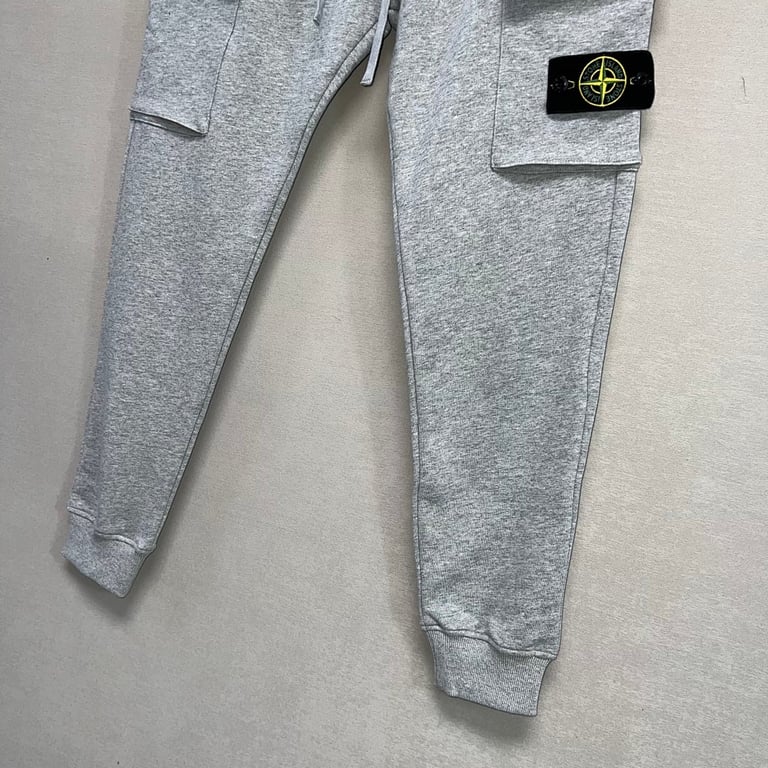 Stone Island 20FW Cargo Sweatpants Grey - 3