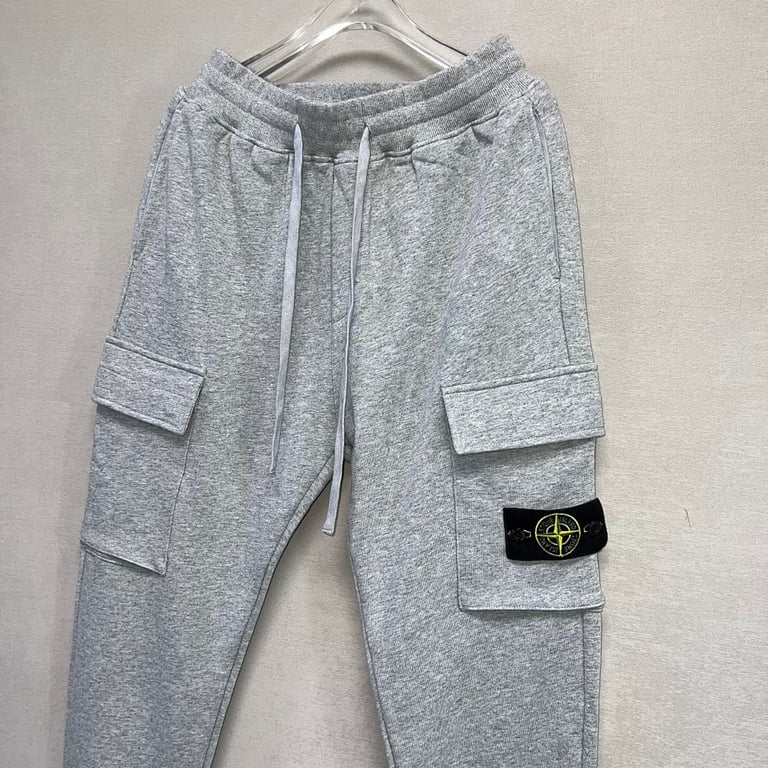 Stone Island 20FW Cargo Sweatpants Grey - 4