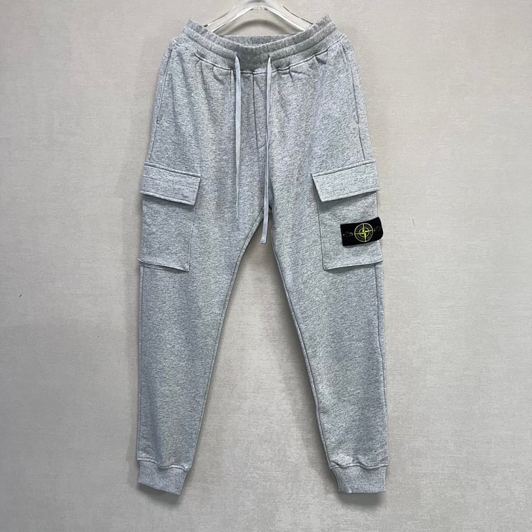 Stone Island 20FW Cargo Sweatpants Grey - 5