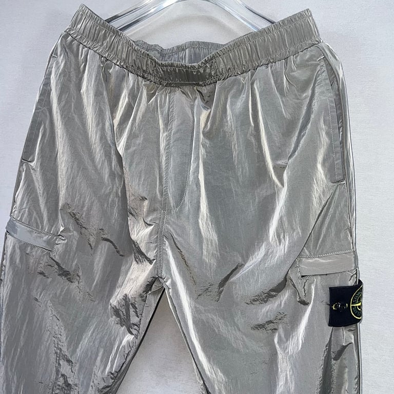 Stone Island 22SS Metallic Nylon Pants - 22