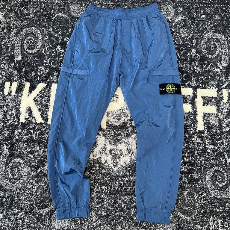Stone Island 22SS Metallic Nylon Pants - 31