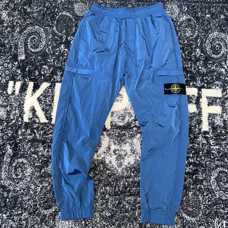 Stone Island 22SS Metallic Nylon Pants - 32