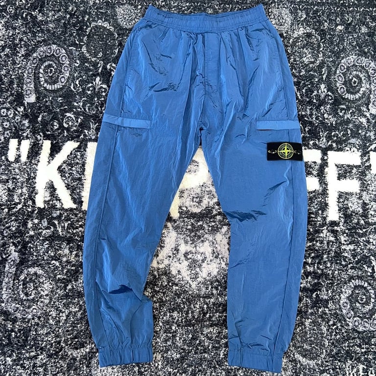 Stone Island 22SS Metallic Nylon Pants - 33