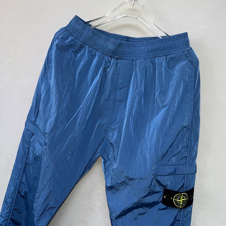 Stone Island 22SS Metallic Nylon Pants - 37