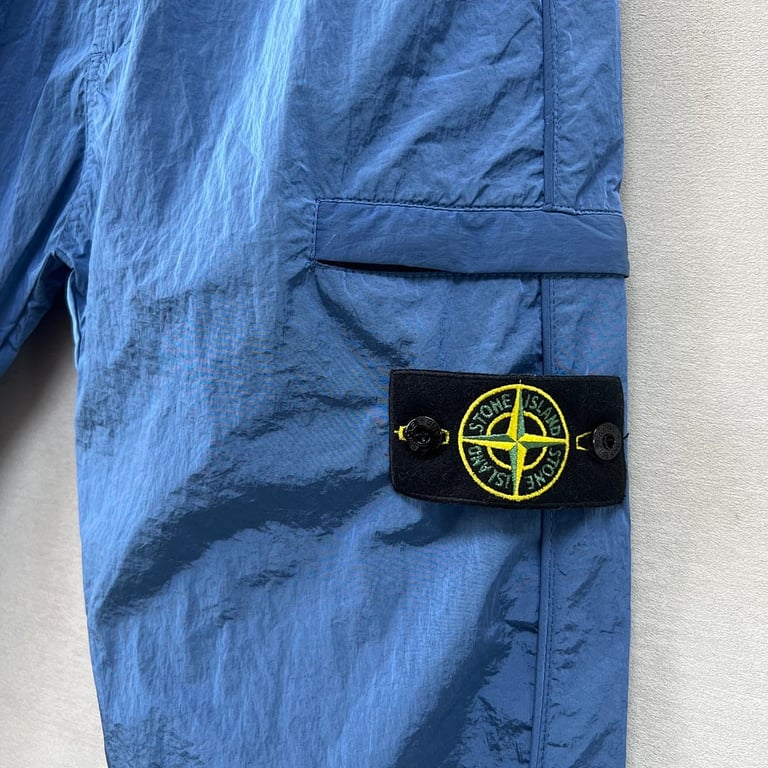 Stone Island 22SS Metallic Nylon Pants - 40