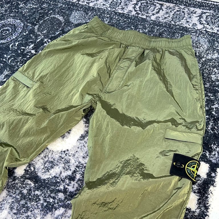 Stone Island 22SS Metallic Nylon Pants - 5