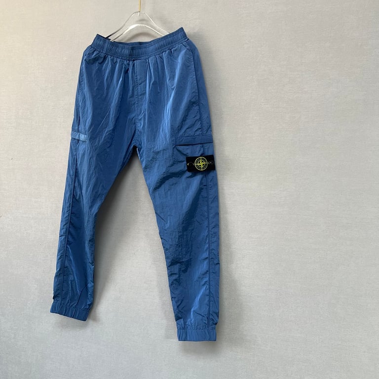 Stone Island 22SS Metallic Nylon Pants - 42