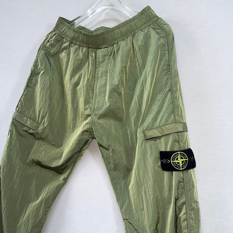 Stone Island 22SS Metallic Nylon Pants - 9