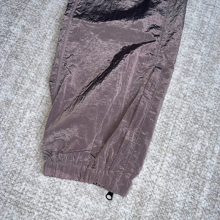 19SS Metallic Nylon Pants Grey - 17