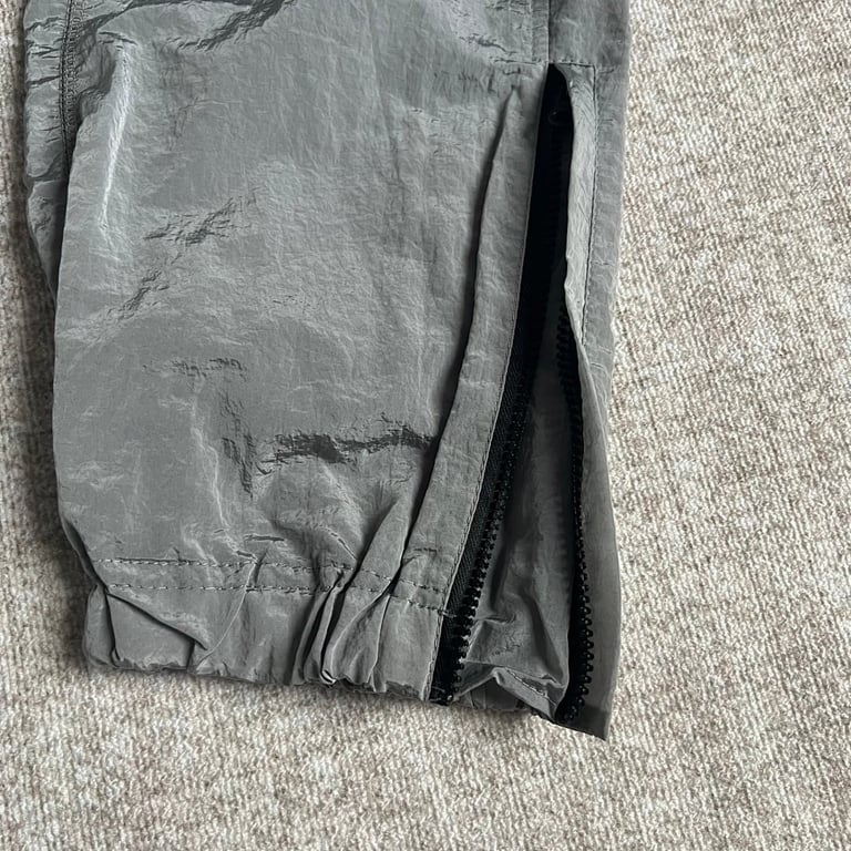 19SS Metallic Nylon Pants Grey - 3