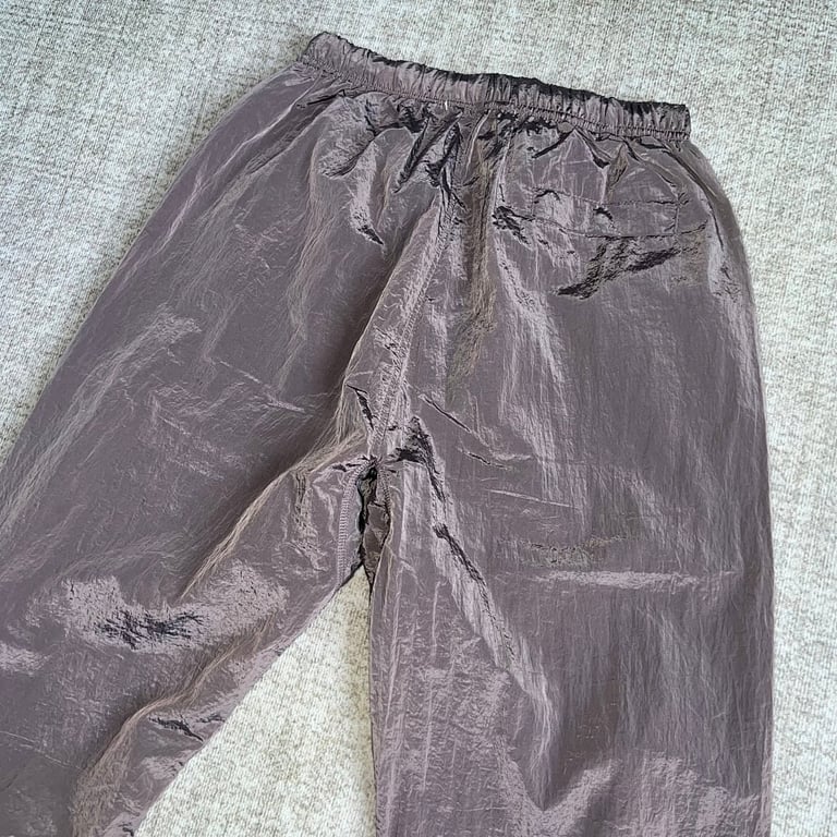 19SS Metallic Nylon Pants Grey - 22
