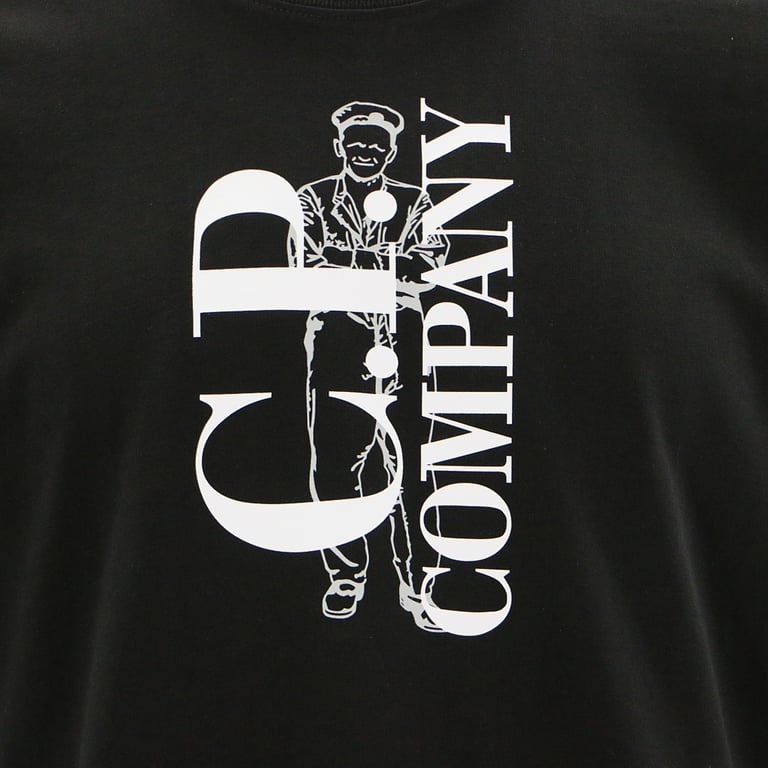 C.P. Company Vertical Logo Sailor T-Shirt - 12