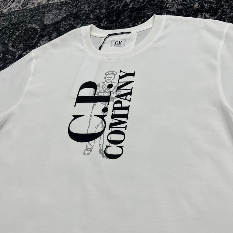 C.P. Company Vertical Logo Sailor T-Shirt - 21