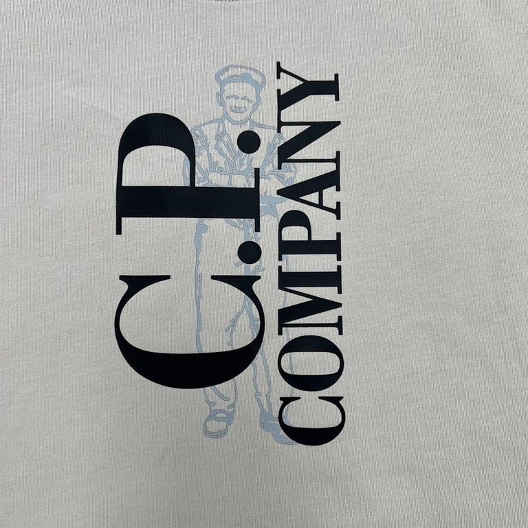 C.P. Company Vertical Logo Sailor T-Shirt - 29