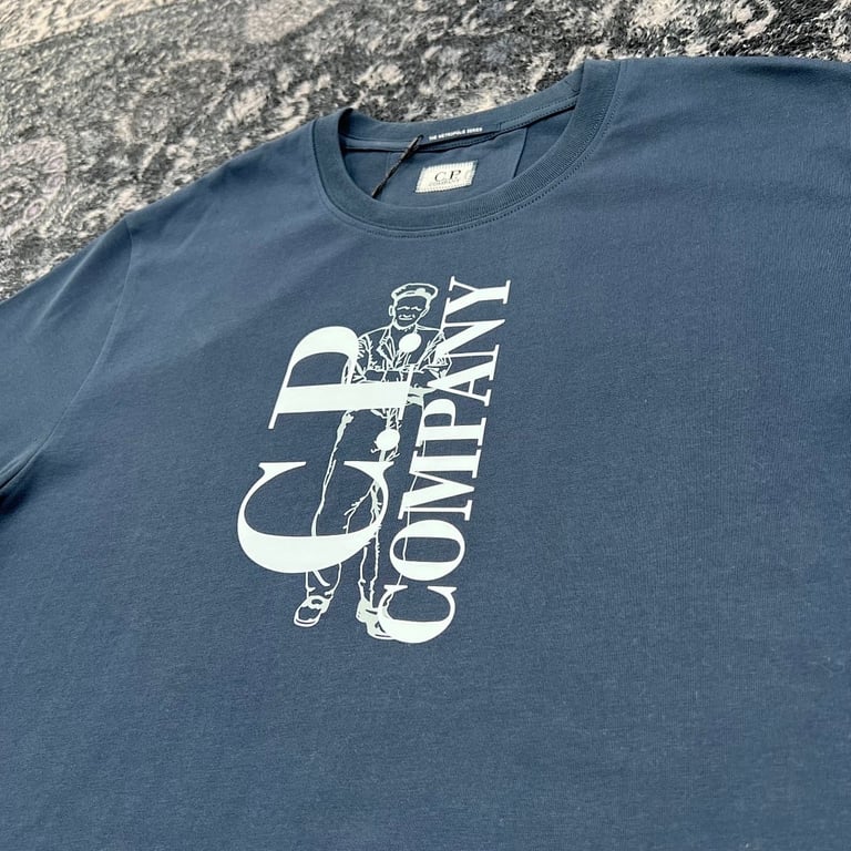 C.P. Company Vertical Logo Sailor T-Shirt - 33