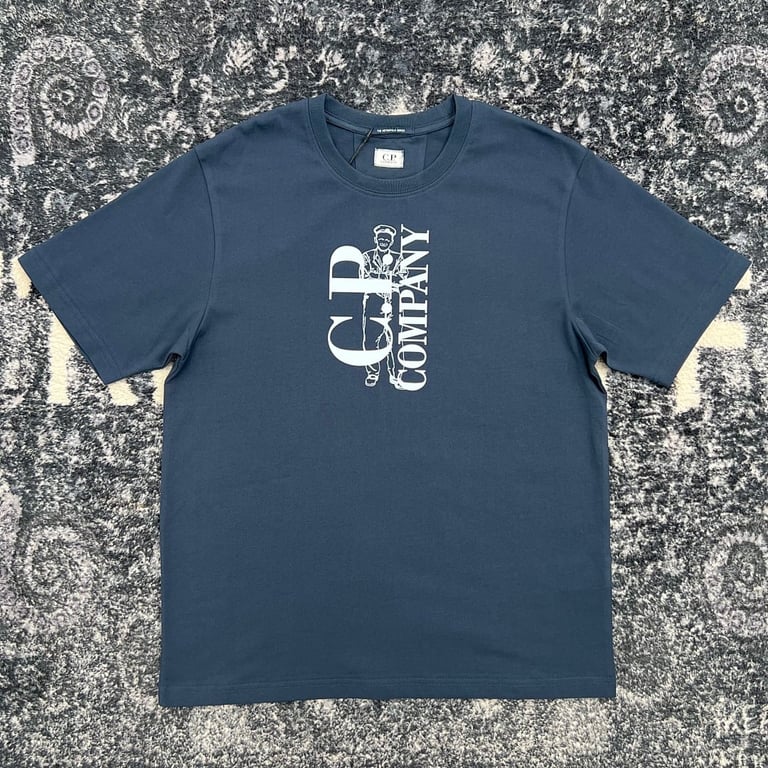 C.P. Company Vertical Logo Sailor T-Shirt - 36