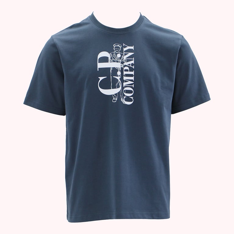 C.P. Company Vertical Logo Sailor T-Shirt - 9