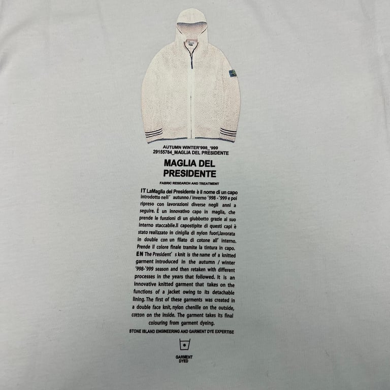 Stone Island 23SS Archivio Maglia Del Presidente T-Shirt - 11