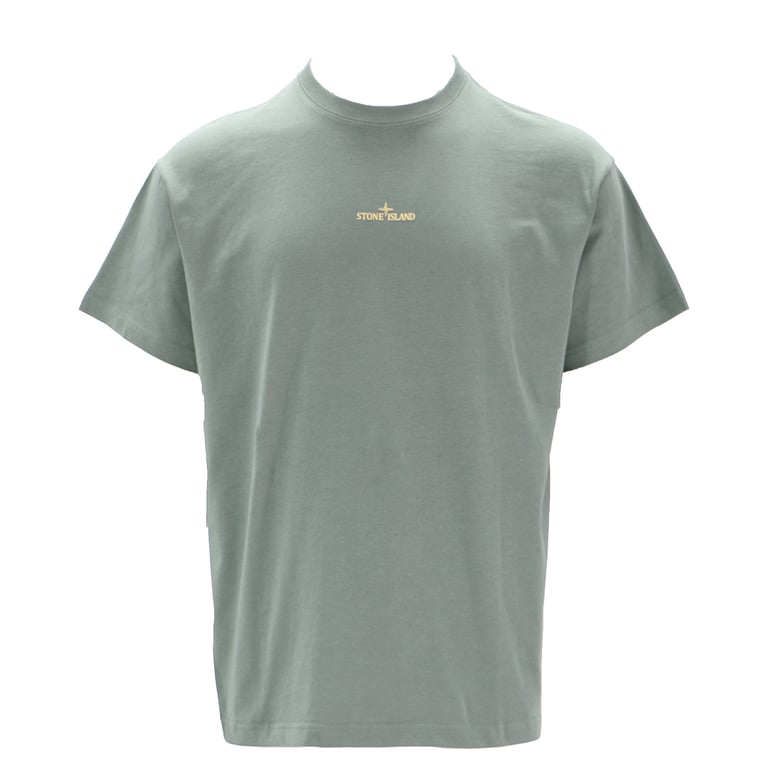 Stone Island Distressed Compass Logo T-Shirt - 14