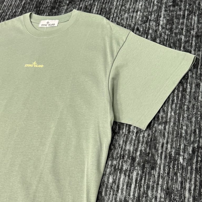 Stone Island Distressed Compass Logo T-Shirt - 17