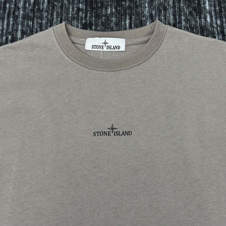 Stone Island Distressed Compass Logo T-Shirt - 23