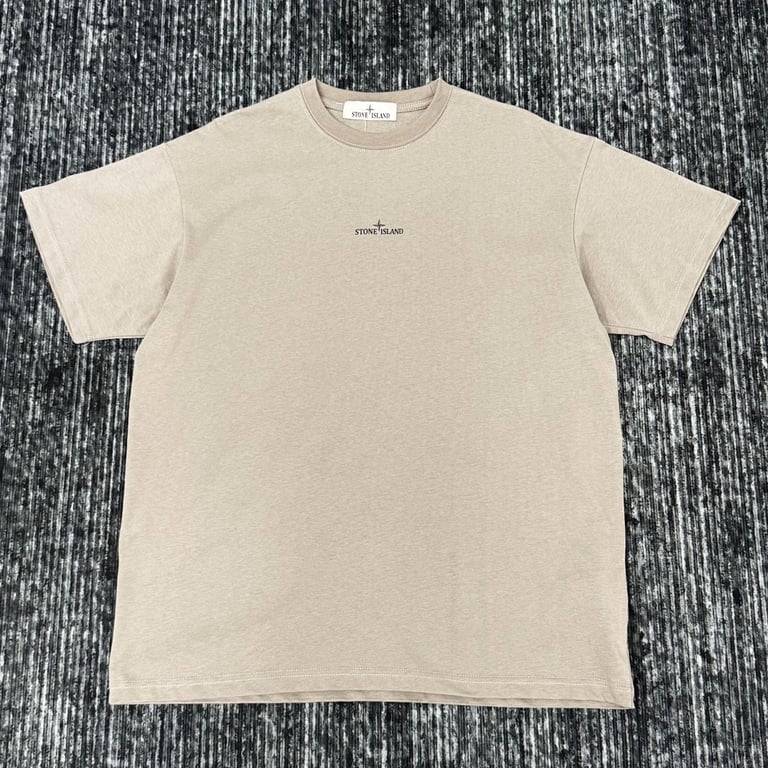 Stone Island Distressed Compass Logo T-Shirt - 24