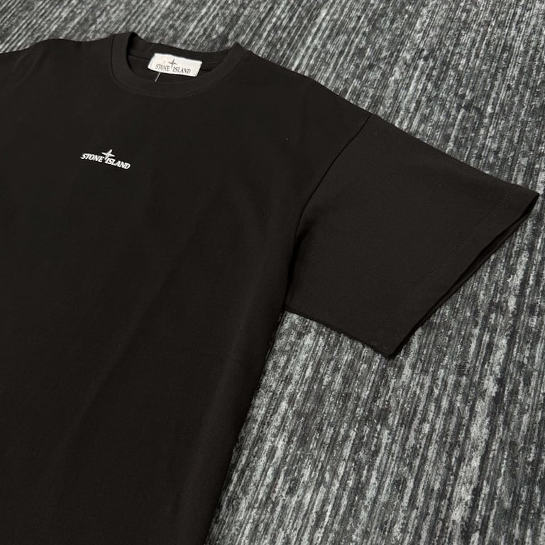 Stone Island Distressed Compass Logo T-Shirt - 26