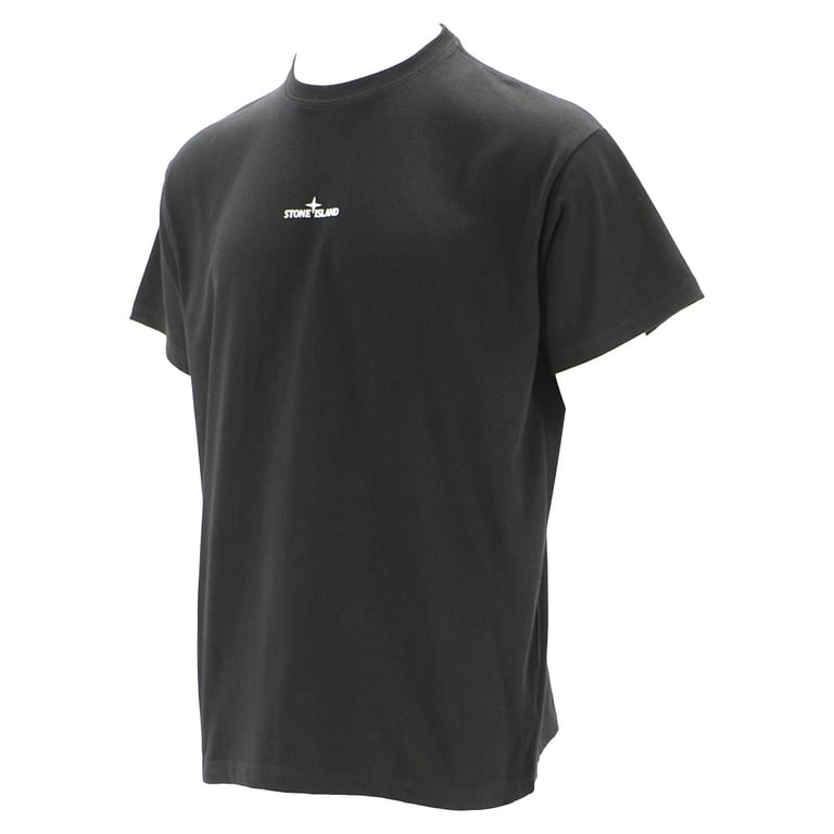 Stone Island Distressed Compass Logo T-Shirt - 6