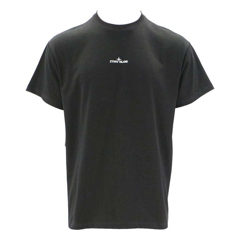 Stone Island Distressed Compass Logo T-Shirt - 7