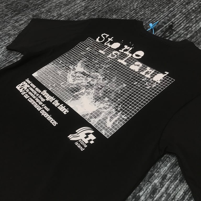 Stone Island Sound Waves Graphic Tee - 2