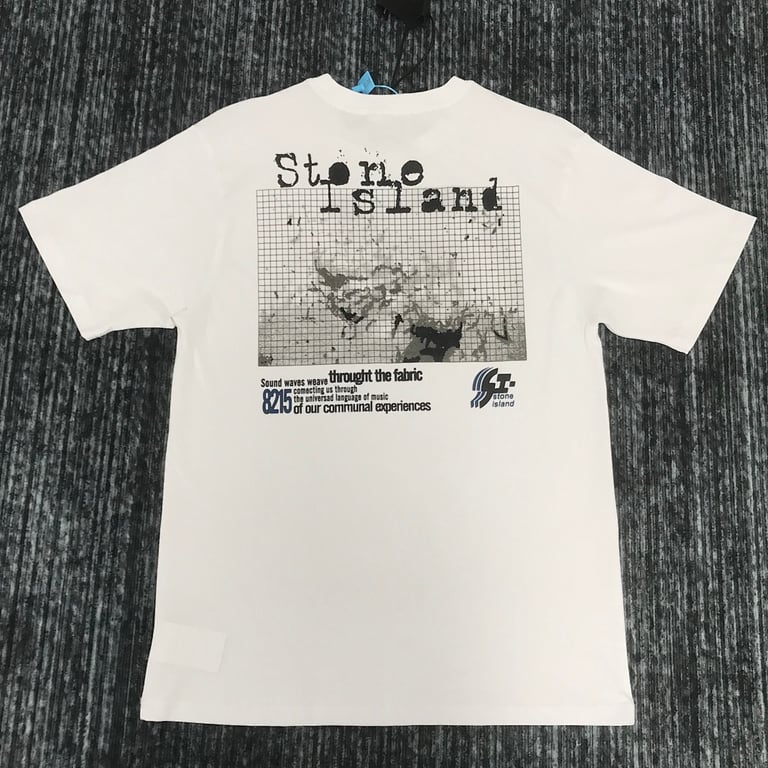 Stone Island Sound Waves Graphic Tee - 12