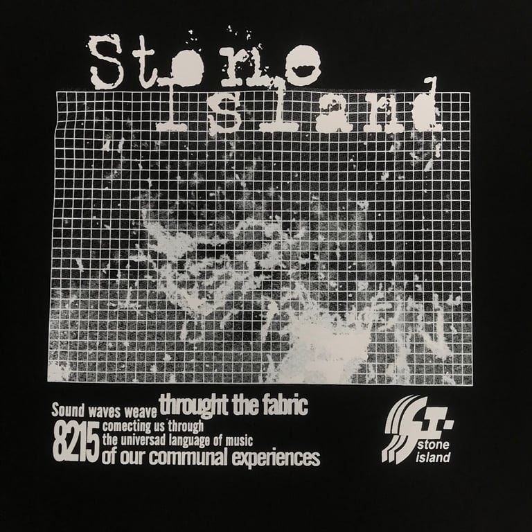 Stone Island Sound Waves Graphic Tee - 3