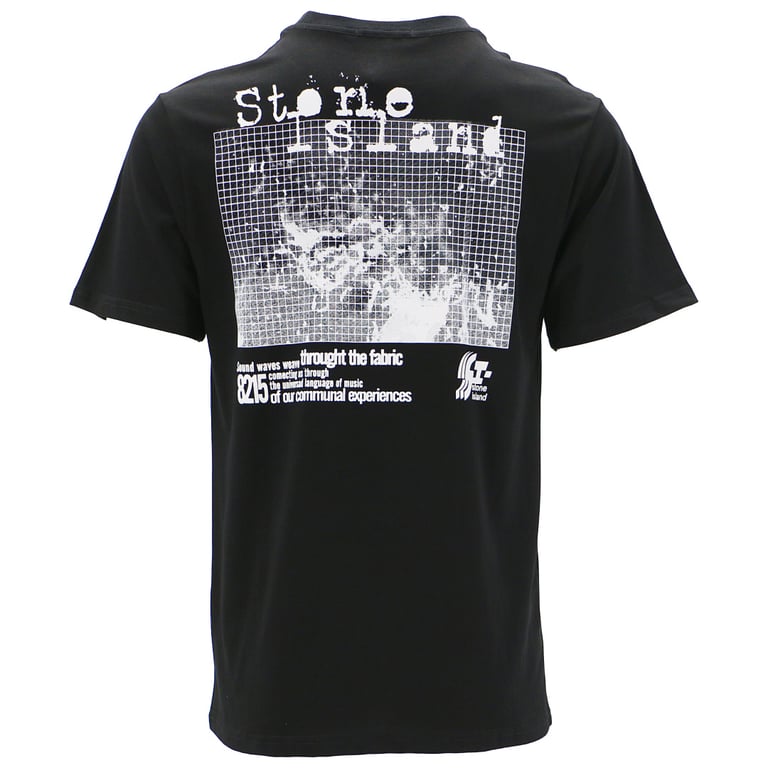 Stone Island Sound Waves Graphic Tee - 22