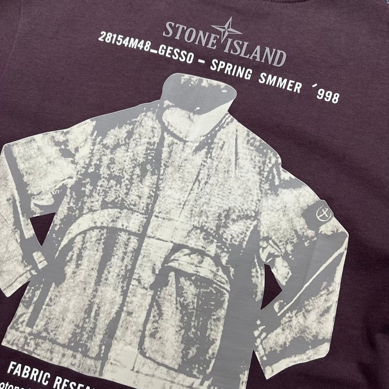 Stone Island Gesso Archive Graphic T-Shirt - 4
