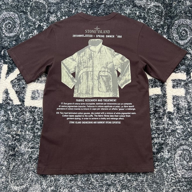 Stone Island Gesso Archive Graphic T-Shirt - 5